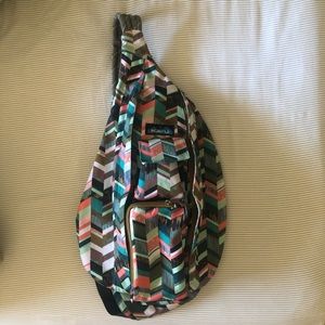 Chevron Kavu Rope Sling Bag